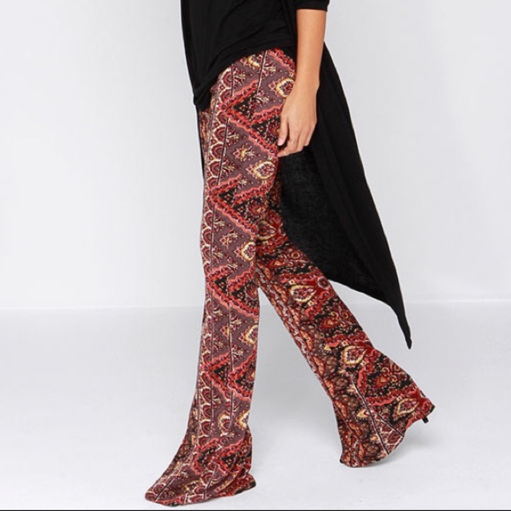 Billabong Gypsy Bell Bottom Multi colored Pants